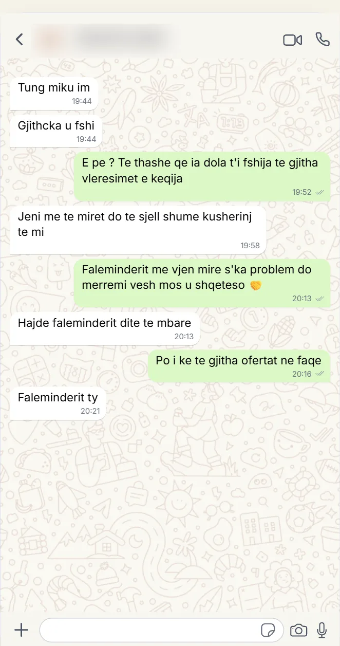 Dëshmi klienti me përmirësim të vlerësimit në Google
